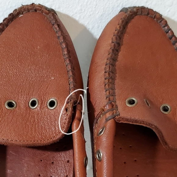 MINNETONKA Women's Loafers Sz 7 Brown Leather Casual Driving Comfort Minimalist - Picture 9 of 9
